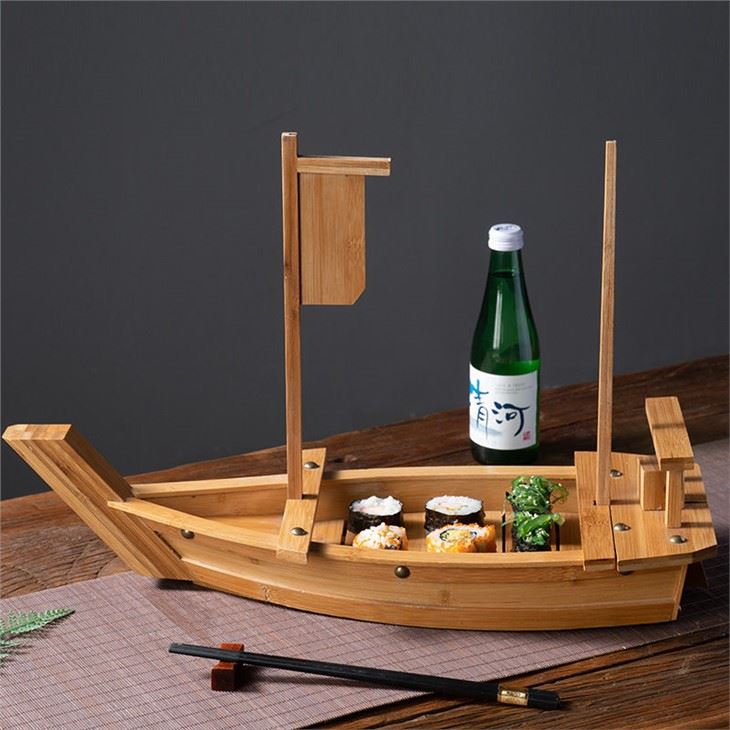 Wood Sushi Boat