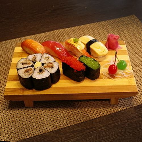 Bamboo Sushi Board Cutting Tray