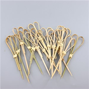 Bamboo Knotted Cocktail Toothpicks