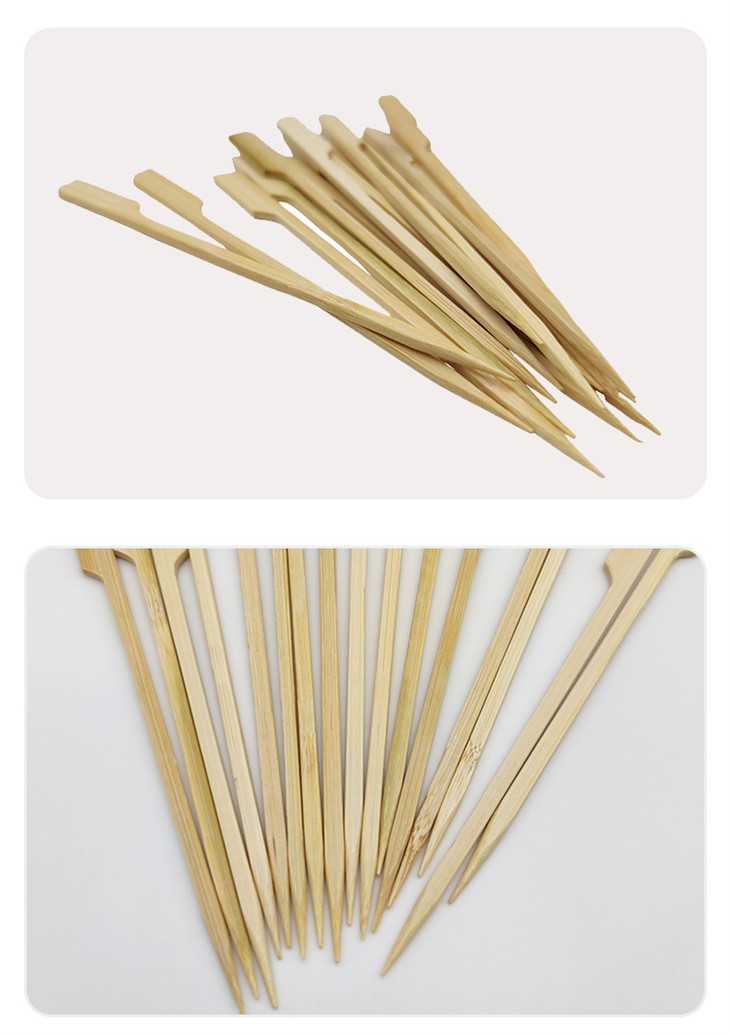 Charcoal Grill Meat Smores Skewers 32-Inch Long Extended Smores Bamboo Marshmallow Roasting Sticks With Fabric Bag