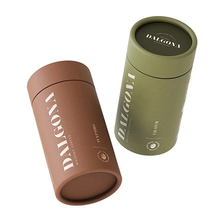 Custom Cylindrical Beverage Packaging Tube – Branded Retail And Gift Packaging