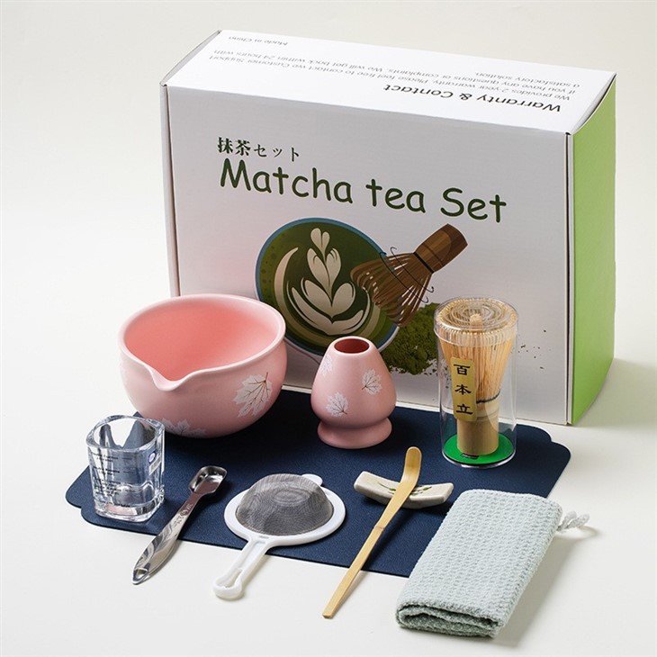 ESTICK Pink Matcha Tea Set