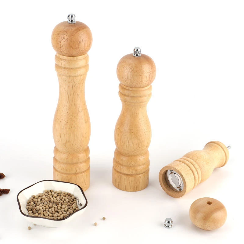 Manual Wooden Pepper Mill & Salt Grinder - Professional Culinary Grade Kitchenware Factory