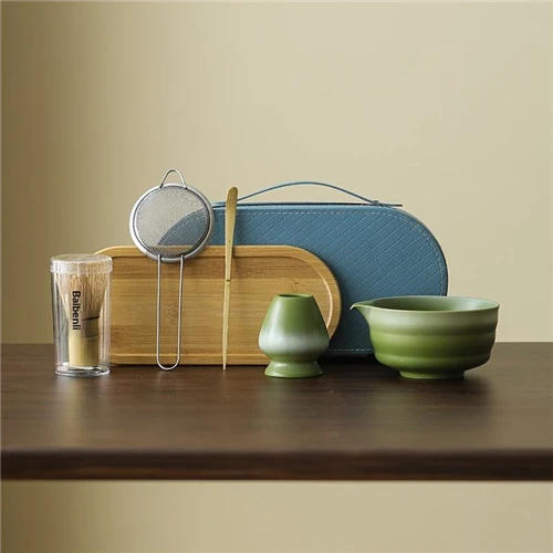 Matcha Preparation Set With Bowl And Bamboo Whisk