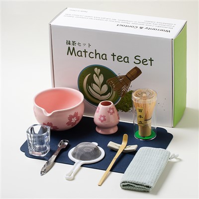 ESTICK Pink Matcha Tea Set
