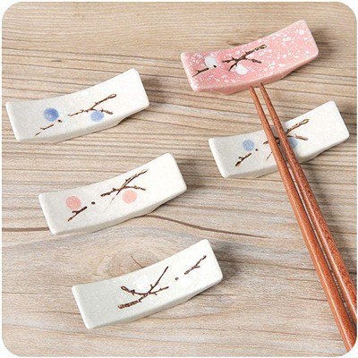 Estick Japanese Elegant Design Non-Slip Stand Chopsticks Rest Holder Sets Ceramic Chopstick Holder For Kids